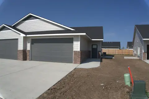 Zero-Entry Duplex with Attached Garage