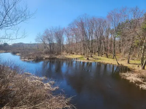 Land with Barn Near River