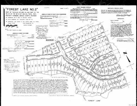 Land in Forest Lake Subdivision