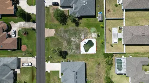 Vacant Lot with In-ground Pool