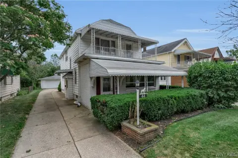 Duplex with Detached Two-Car Garage