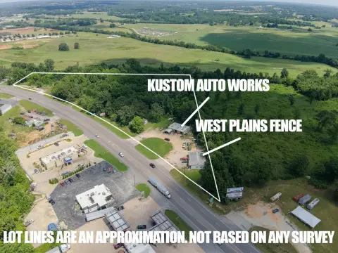 Commercial Land With Metal Buildings