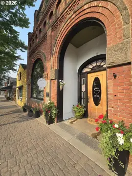 Historic Storefront With Display Windows