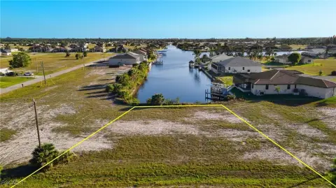 Gulf Access Lot in Cape Coral