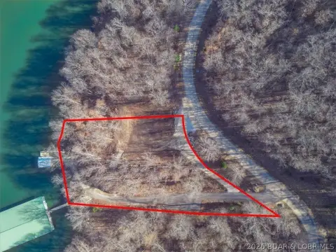Waterfront Land with Wood Dock