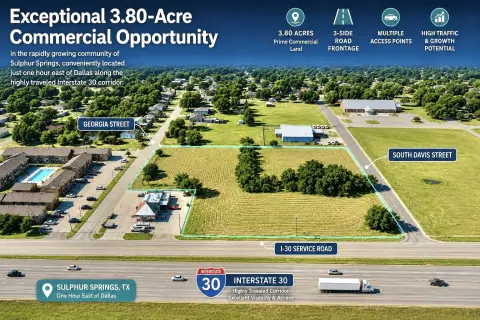 Commercial Land with Multi-Street Frontage