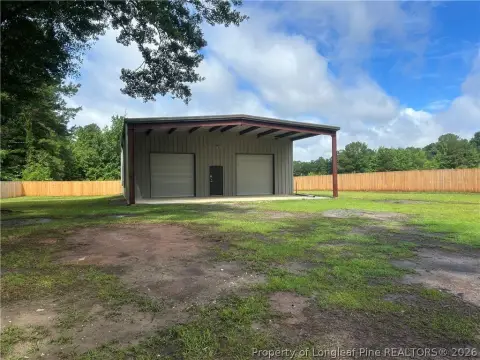 Metal Storage Warehouse with Two Bay Doors