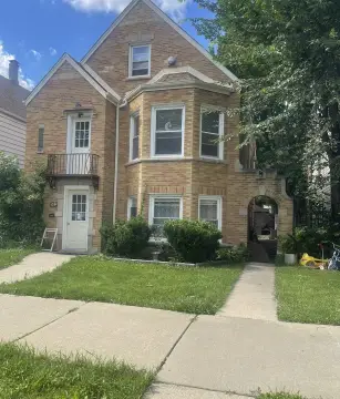 Brick English 2-Flat with Attic