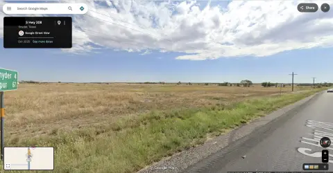 Undeveloped Land in Snyder, Texas