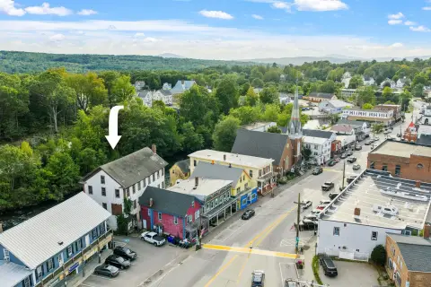 Tilton Commercial Building on River