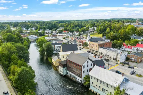 Tilton Commercial Building on River