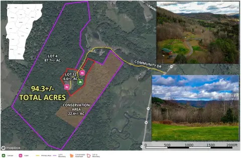 Randolph VT Acreage with Rental