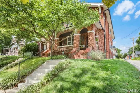 Brick Duplex with Detached Garage