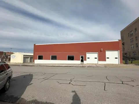 Brick Warehouse With Overhead Doors