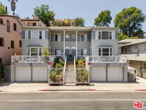 Two-Story Quadplex with Garages