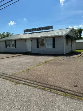 Office Building with Metal Garage