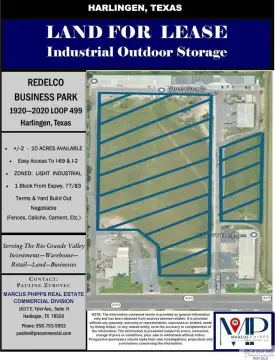 Harlingen Industrial Land For Lease