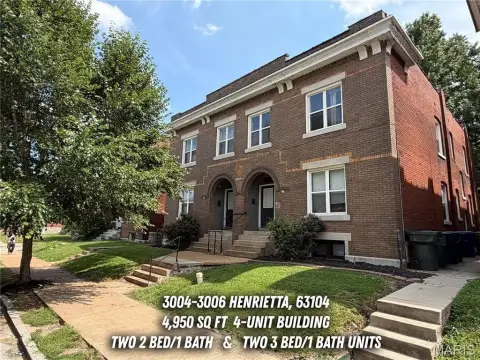 Brick Quadplex with Owner-Occupant Option