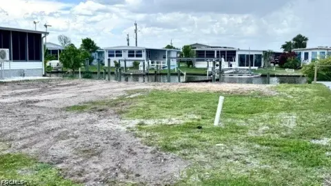 Waterfront Mobile Home Lot with Dock