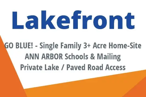 Ann Arbor Lakefront Building Site