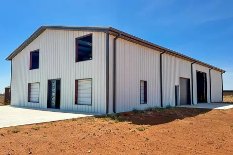 Unrestricted Land with Metal Shop