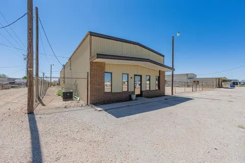 Fenced Flex Space with Shops