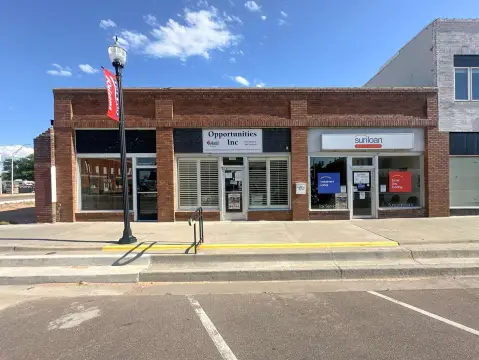 Storefront Building with Three Entrances