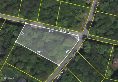 Pocono Springs Estate Corner Lot