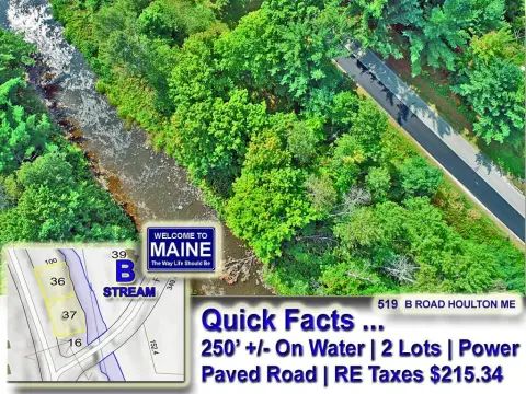 Waterfront Land with Stream
