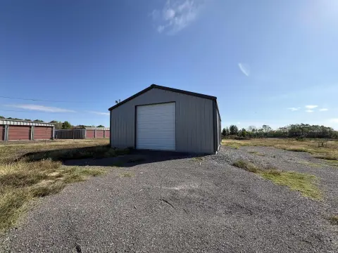 Industrial Shop with Garage Door