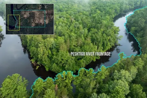 Peshtigo River Waterfront Acreage
