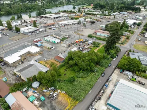 Level Commercial Land with Existing House