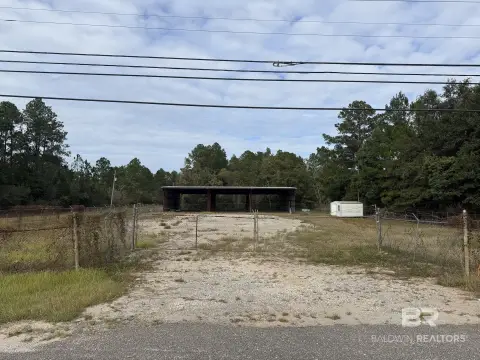 Fenced Commercial Land