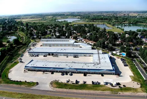 Storage Warehouse Unit with Grade-Level Door