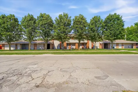Apartment Building Under Renovation