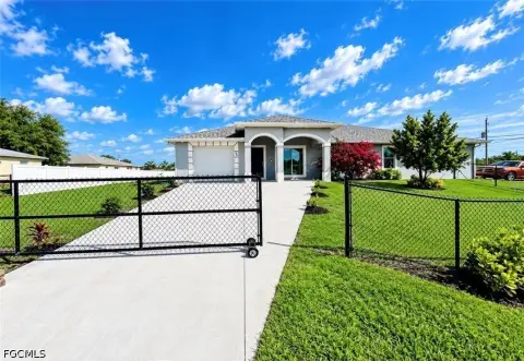 Corner-Lot Duplex with Attached Garages