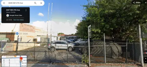 Fleet Parking Lot with Two Entrances