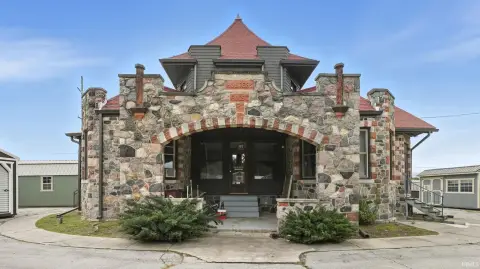 Unique Stone Castle-Inspired Retail Space