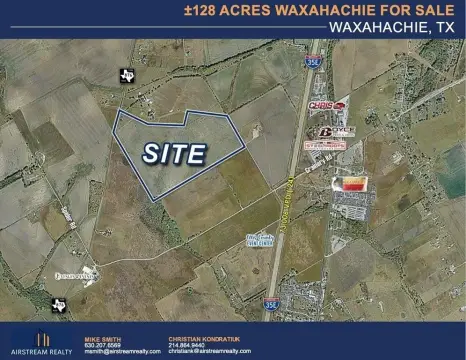 128 Acres in Waxahachie, TX