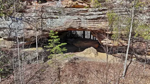Land with Arch View
