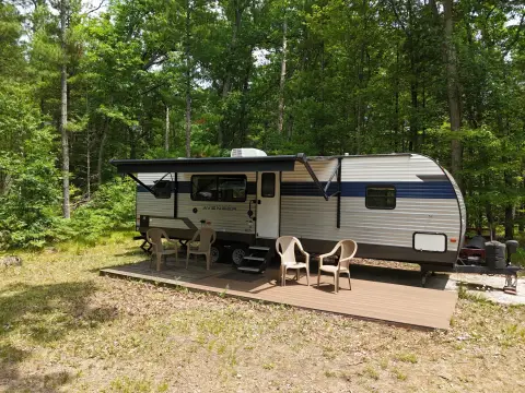 Corner Recreation Land with Camper