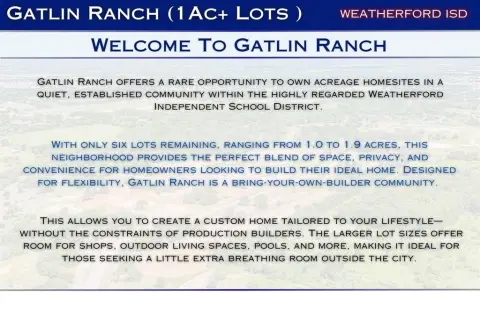 Acreage Homesite in Quiet Community
