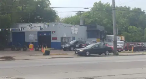 Auto Garage on Corner Lot