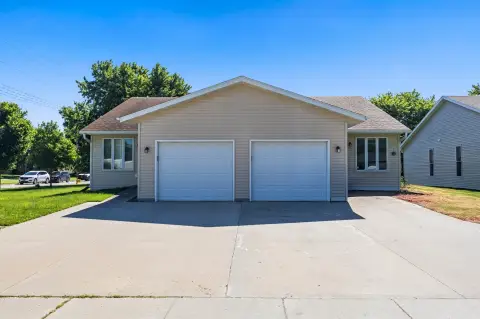 Ranch-Style Duplex with Garages