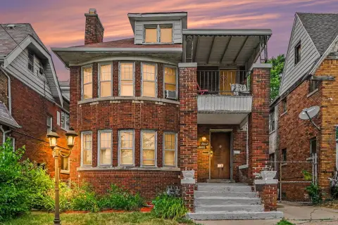 All-Brick Duplex with Rear Balconies