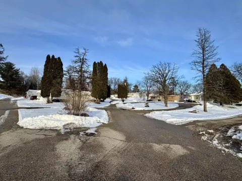 Mobile Home Park with Stream