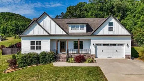 Single-Family Home with Stone Fireplace