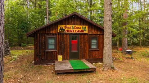 Hunting Land with Log Cabin