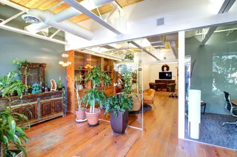 Office Suite with Glass-Walled Offices