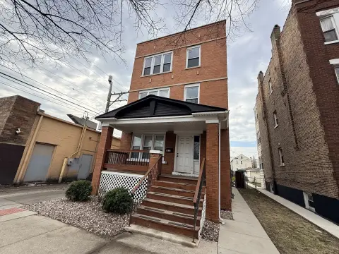 Solid Brick Three-Unit Building